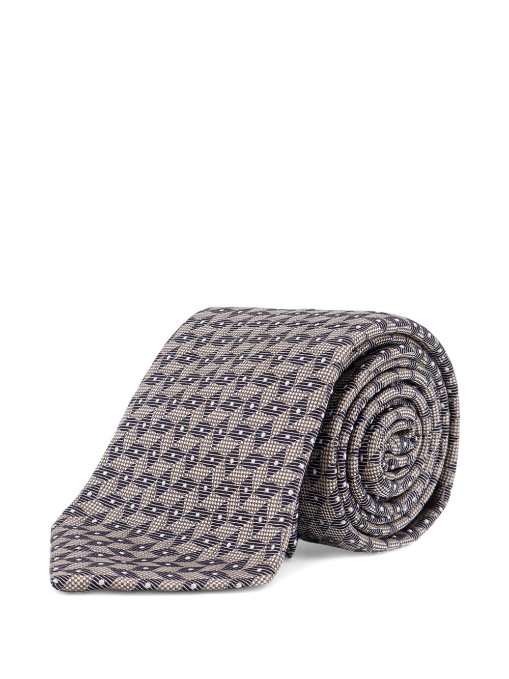 geometric-pattern tie - 2