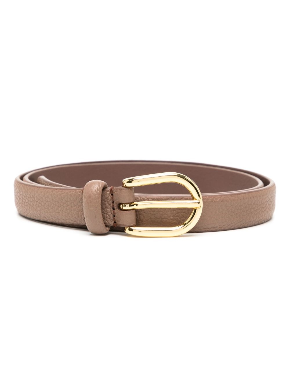 skinny leather belt - 1