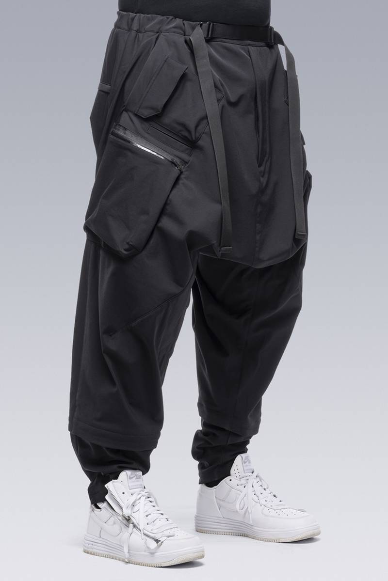 h*k様 新品同様 ACRONYM P30A-DSKR サルエルパンツ coev ACRONYM P30A-DSKR-BKS Schoeller® Dryskin™ Ultrawide Drawcord Cargo