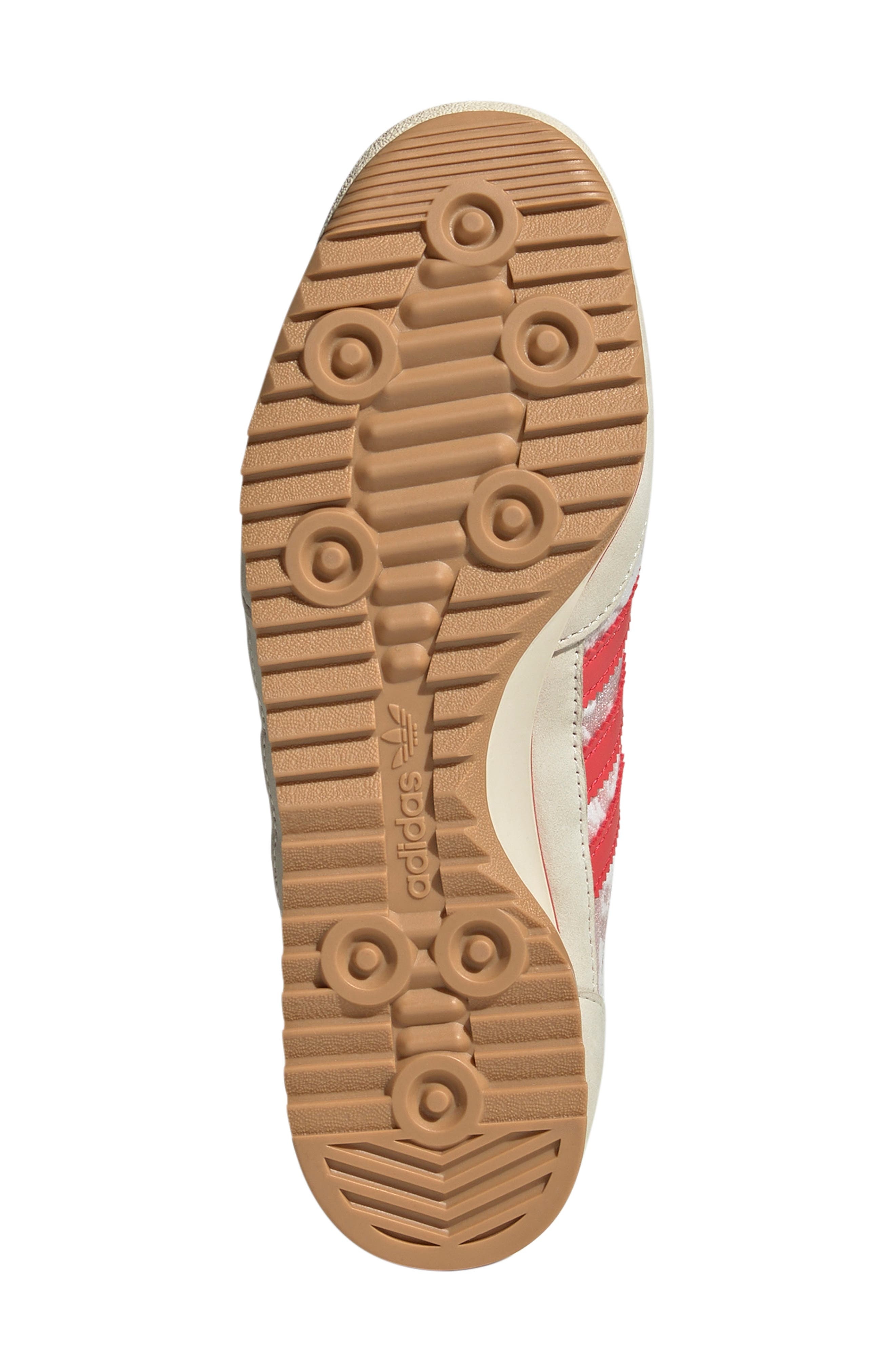 adidas x Liberty London SL 72 OG Sneaker in White/Cream White/Scarlet at Nordstrom - 5