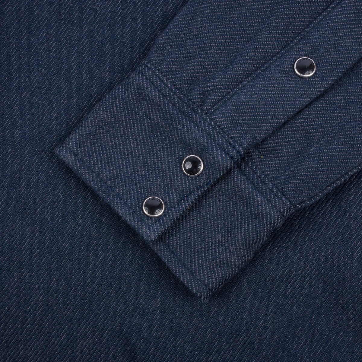 IHSH-BRUND-NAV 12oz Ultra Heavy Flannel Western Shirt - Navy - 9