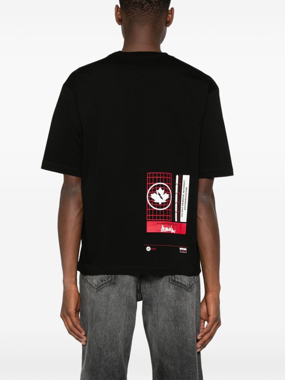 logo-print T-shirt - 3