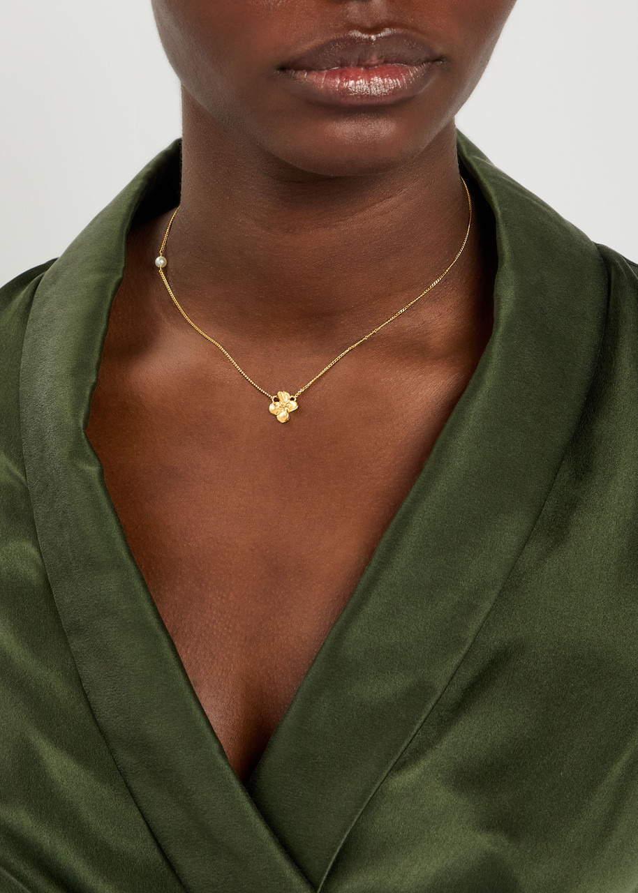 Completedworks Pearl and 18kt Gold-plated Pendant Necklace - 2