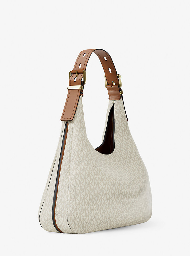 Nolita Large Signature Logo Hobo Shoulder Bag 5
