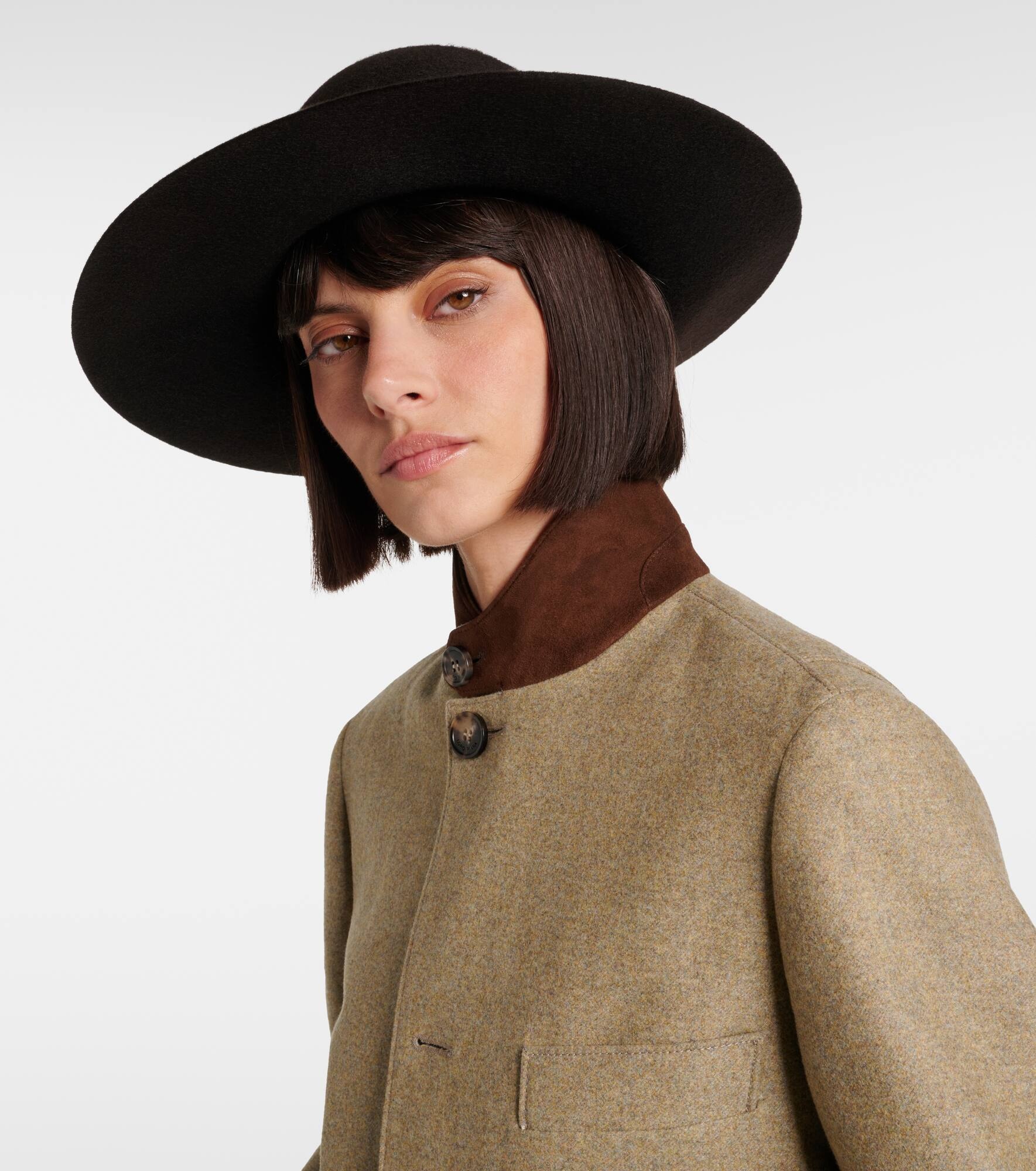 Evelyn cashmere felt hat - 2