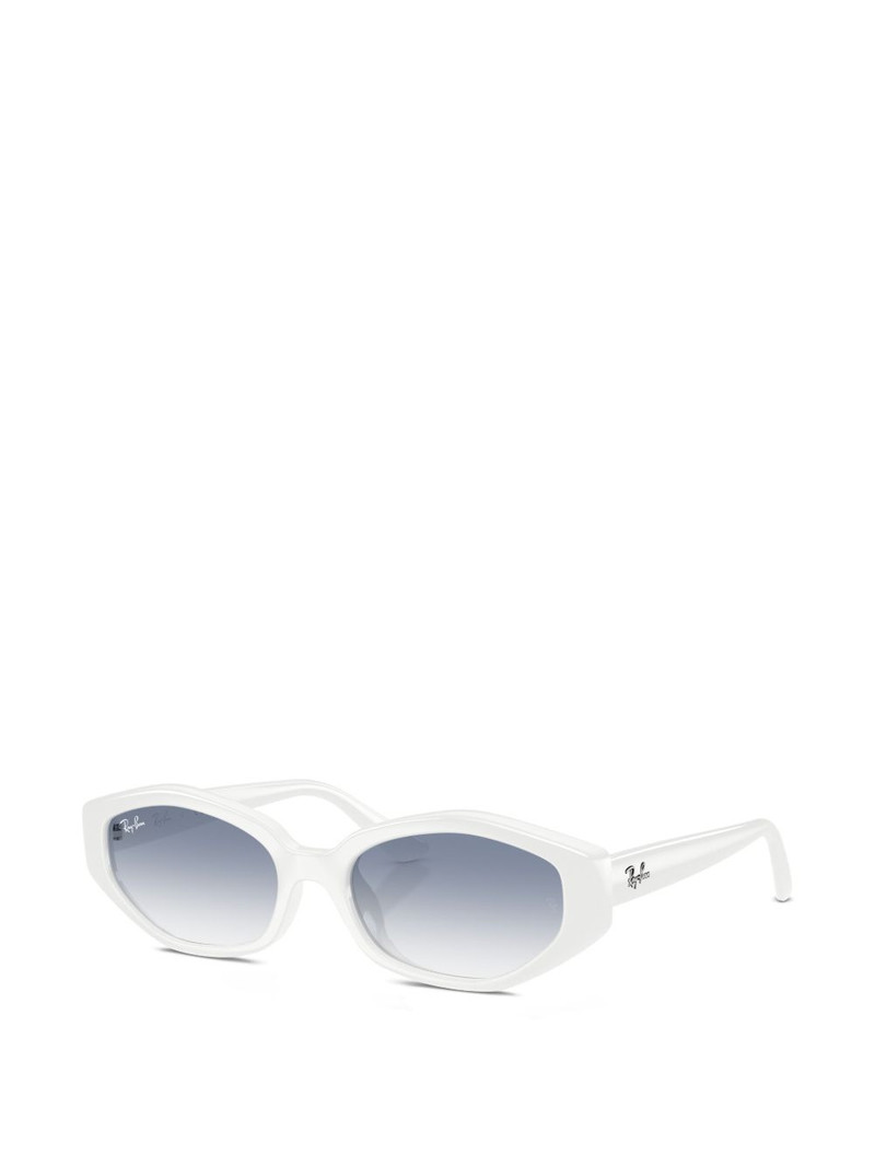 Ray-Ban oval-frame sunglasses outlook