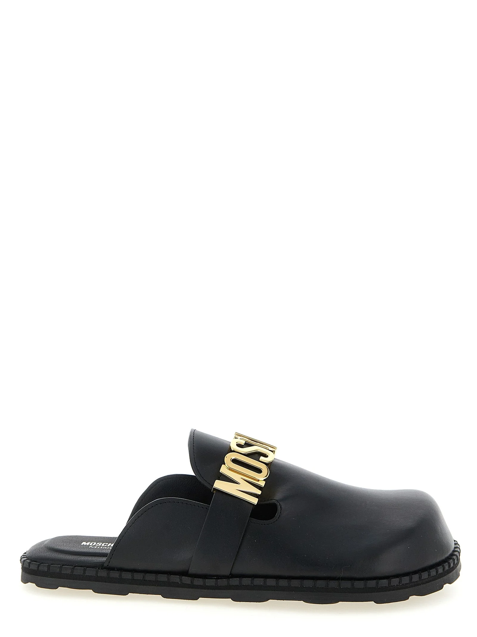 Moschino Men Leather Sabots - 1