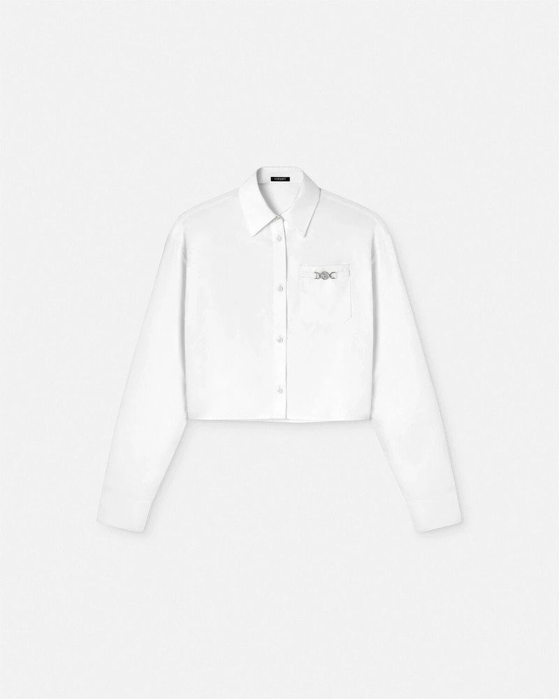 Barocco Jacquard Crop Shirt - 1