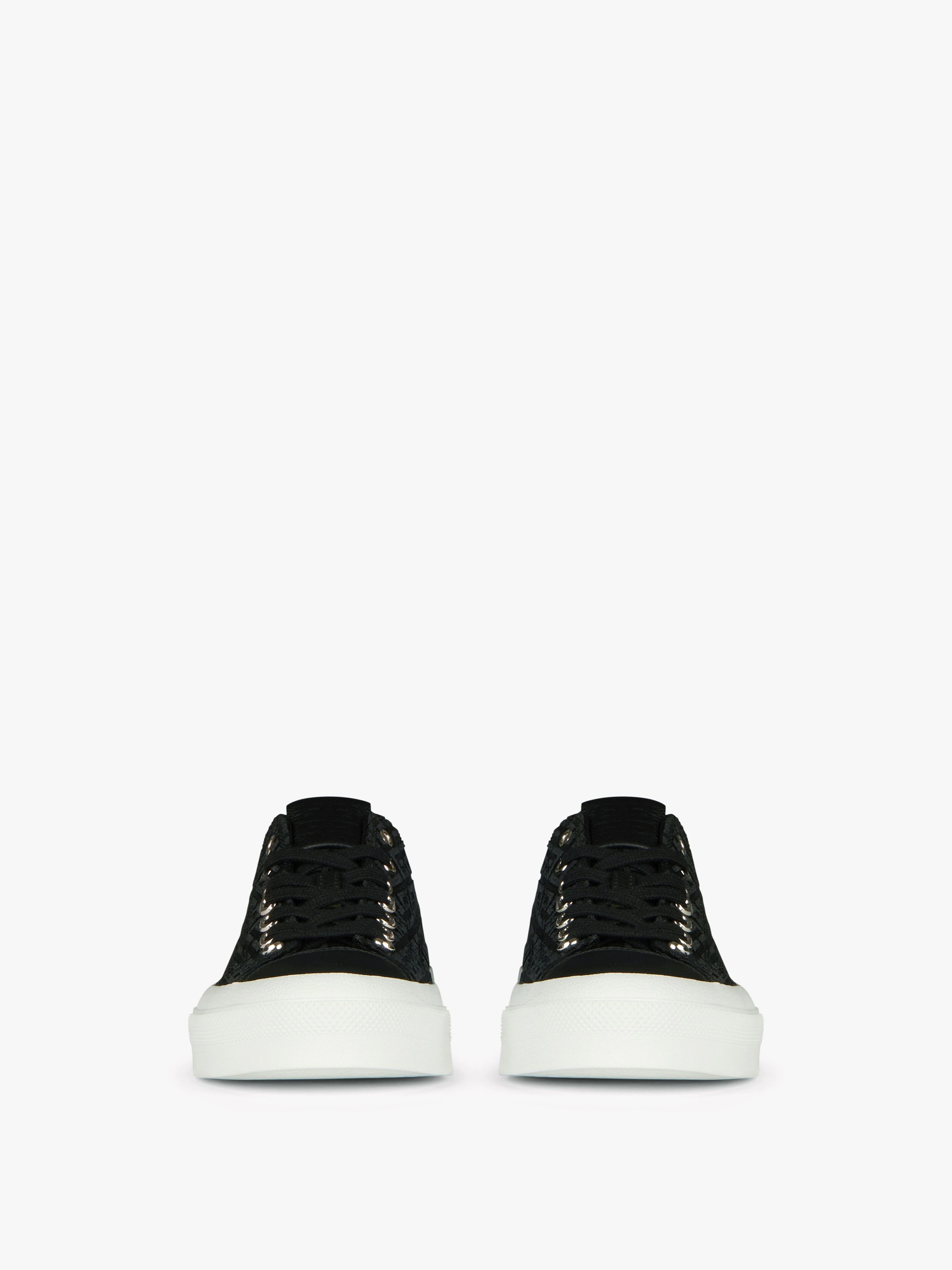 CITY SNEAKERS IN 4G EMBROIDERED CANVAS - 2