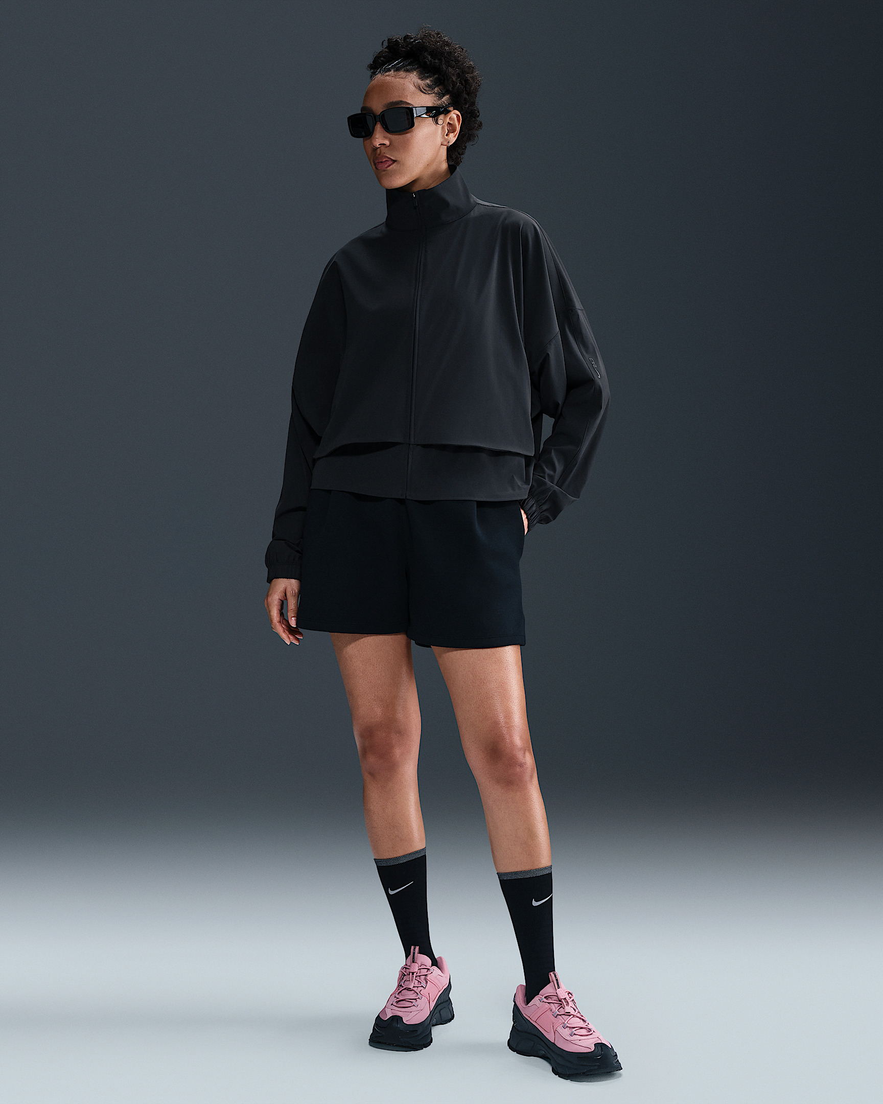 Nike 24.7 PerfectStretch Women's Dri-FIT Oversized Full-Zip Jacket - 4