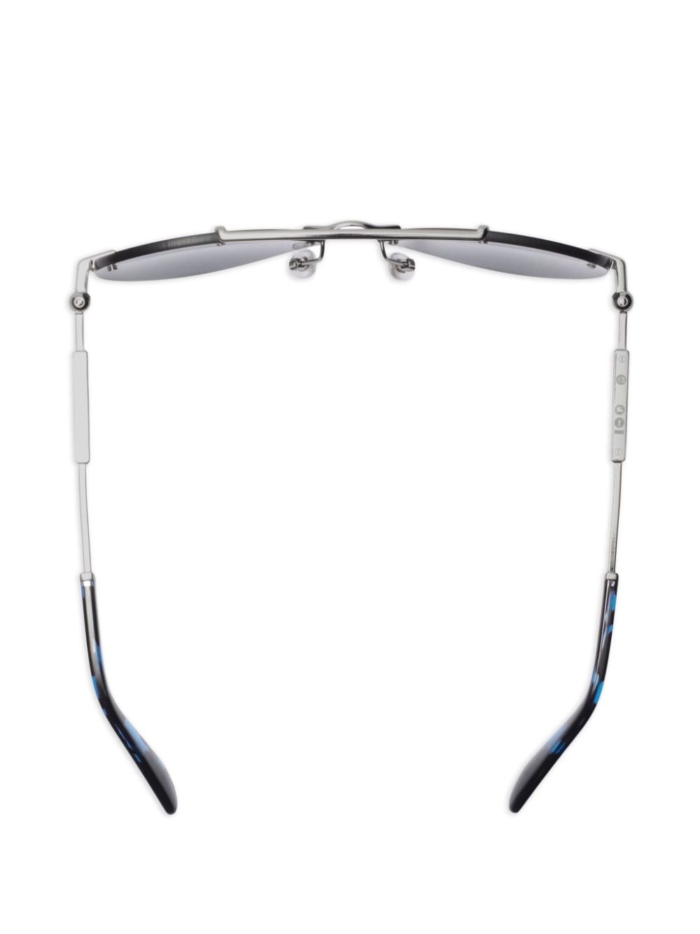 aviator logo-print sunglasses - 4