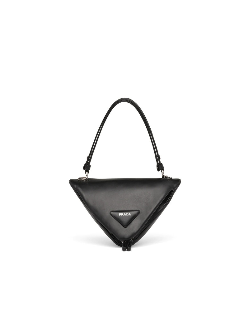 Padded nappa leather handbag 1