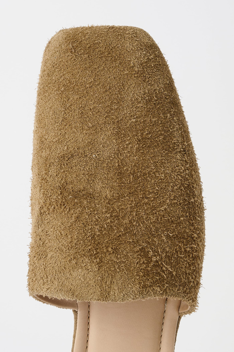 Our Legacy Cigarr Slipper Cedar Speckled Suede outlook