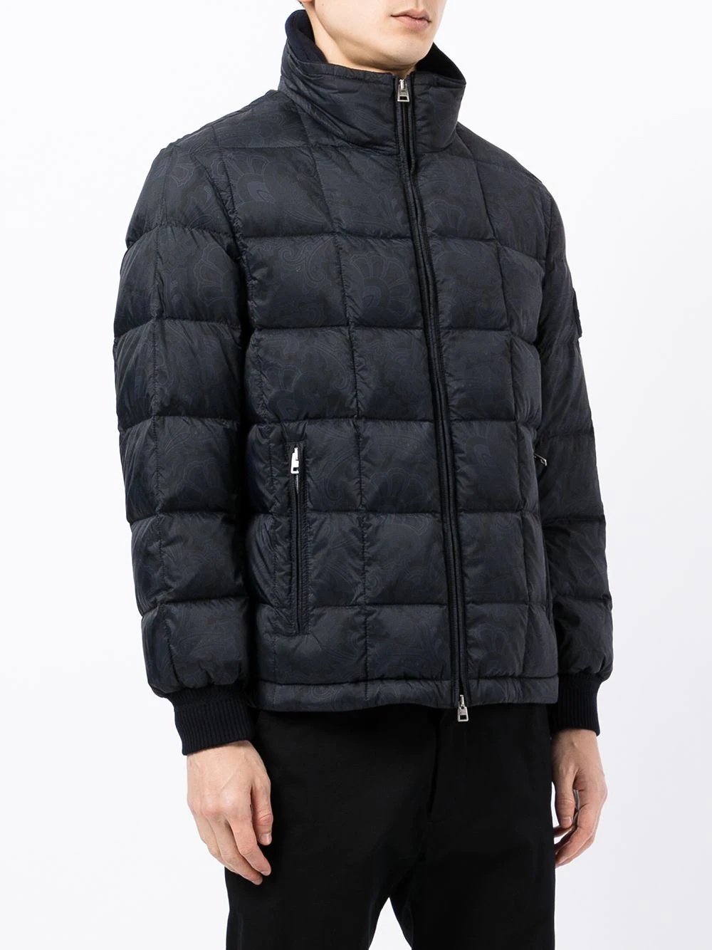 zipped padded jacket - 3