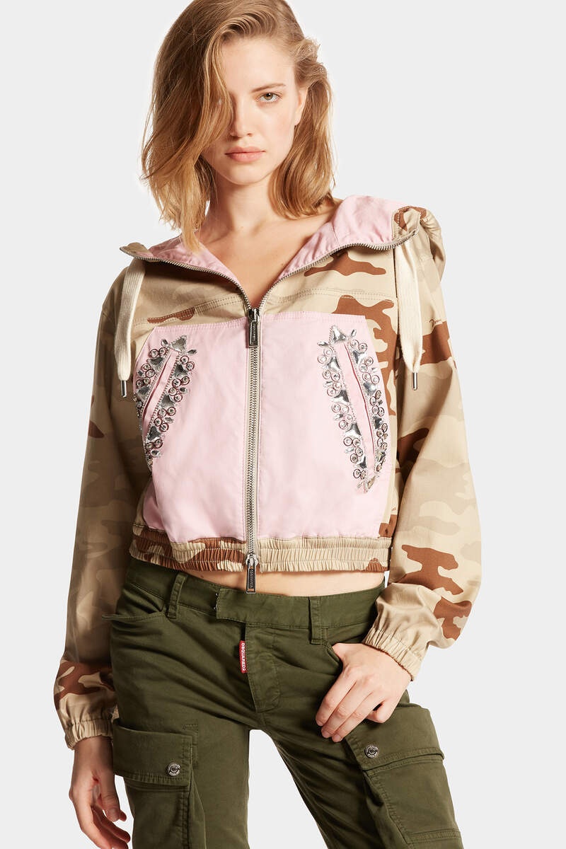 DIAMONDS CAMOU HOODIE JACKET - 3