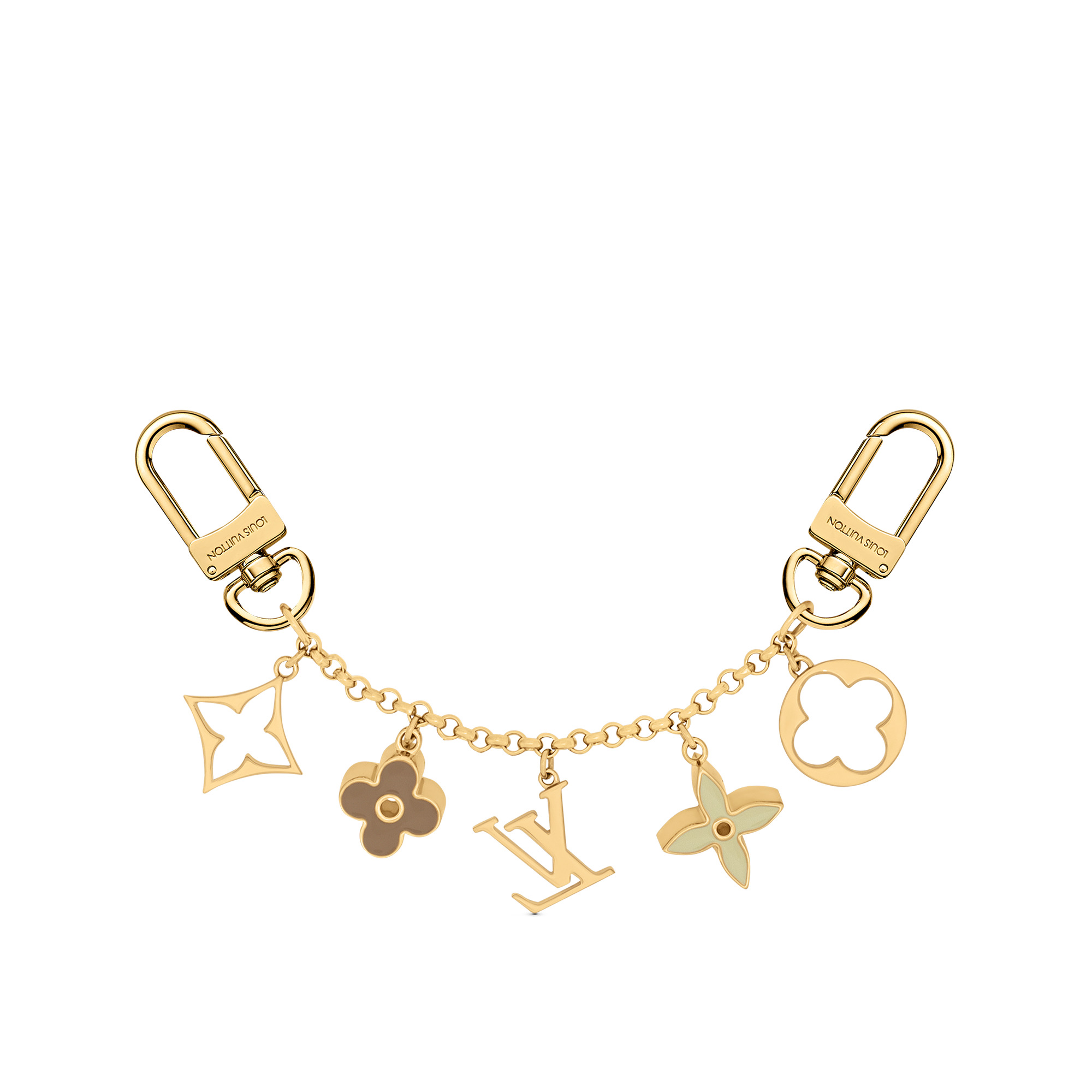 Fleur de Monogram Bag Charm Chain - 2