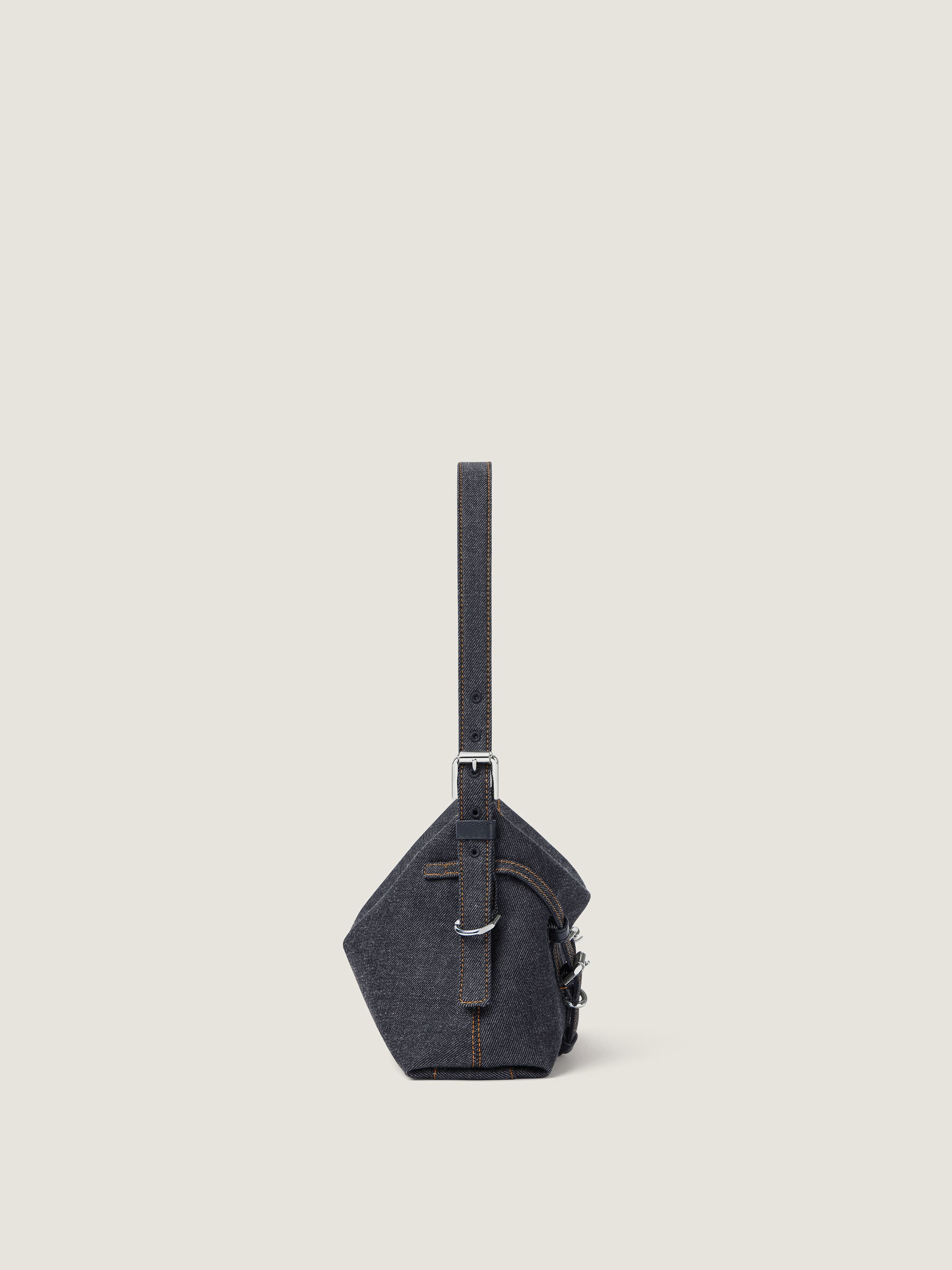 MINI VOYOU BAG IN DENIM - 4