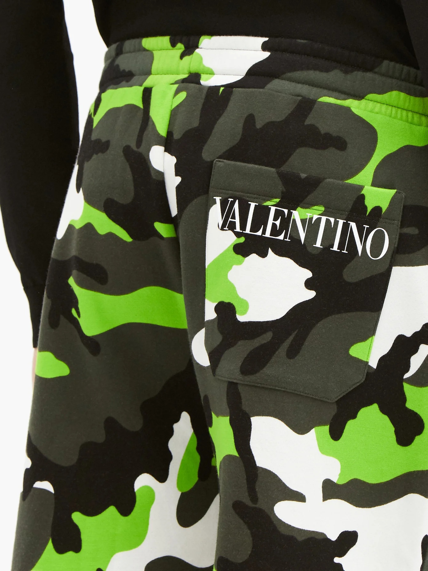 Camouflage-print cotton-blend shorts - 4