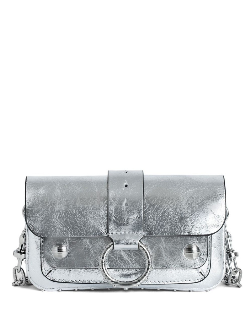 metallic leather crossbody bag 1