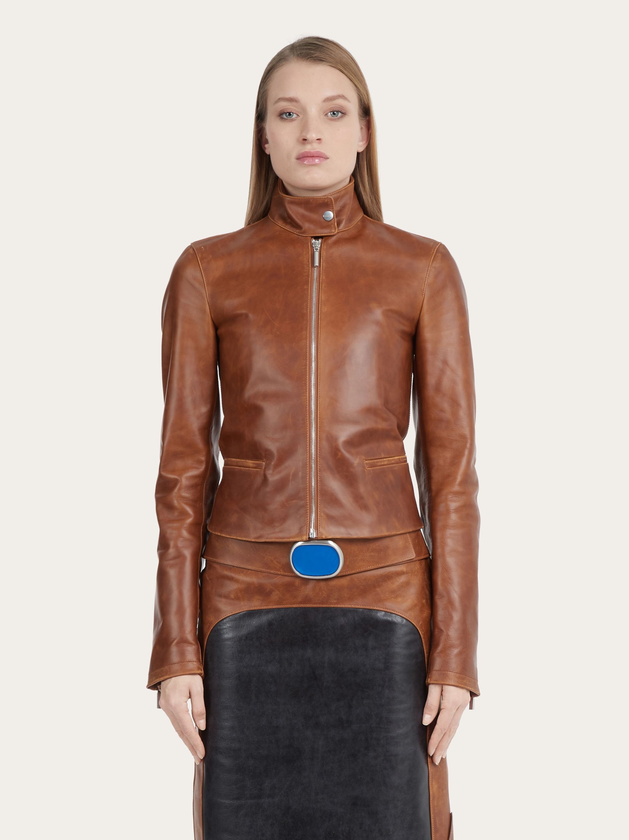 Short nappa jacket - 2