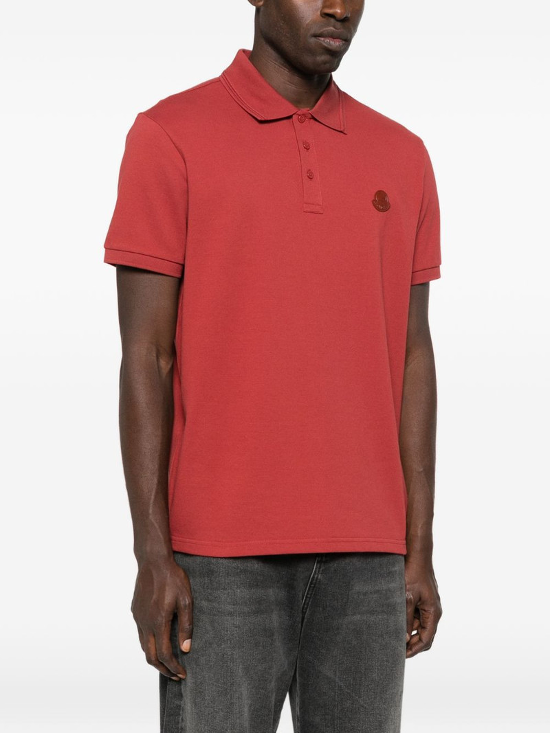 logo-appliqué polo shirt 3