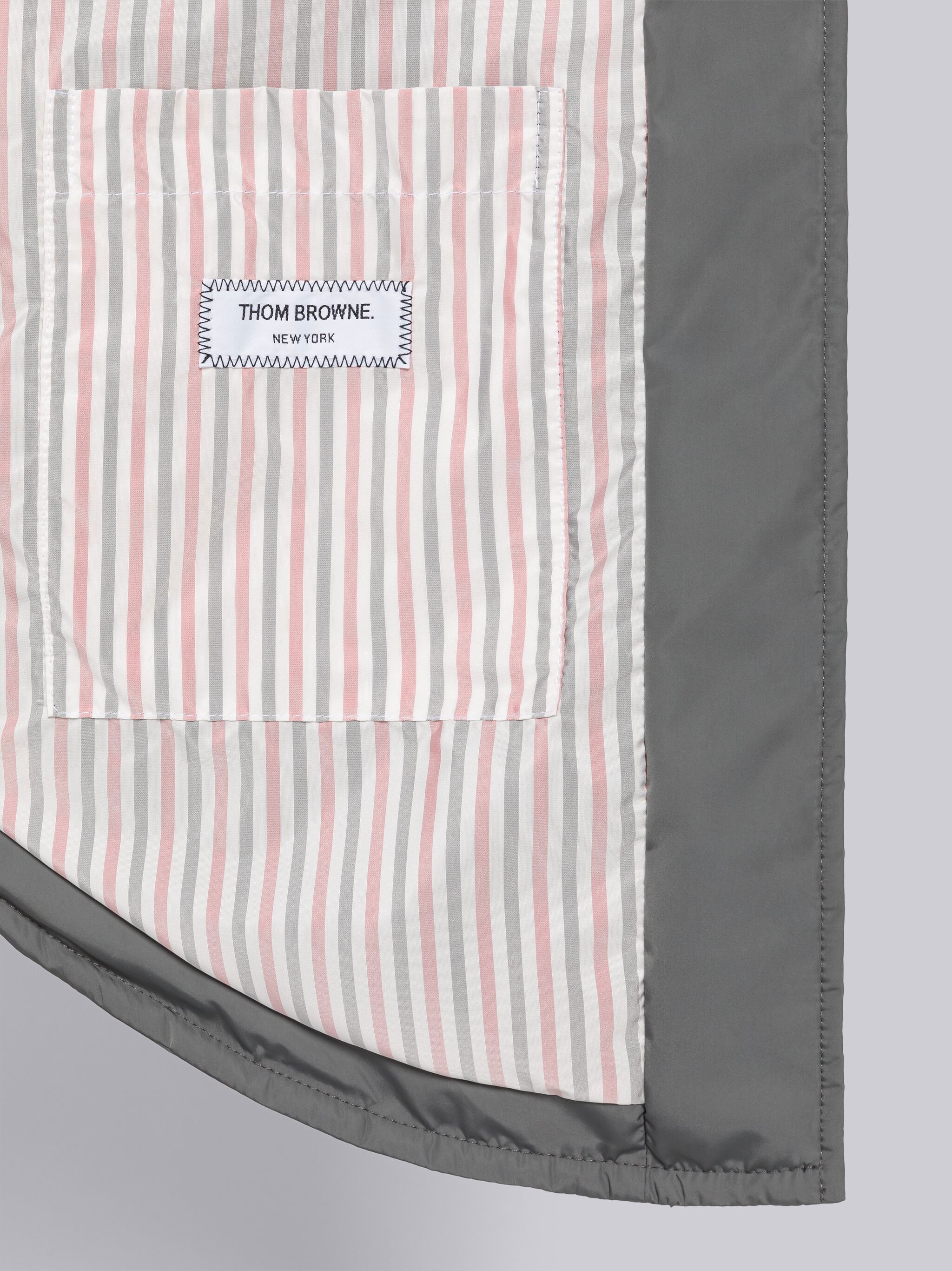 Poly Twill Quilted Tech Down 4-Bar Shirt Jacket - 6