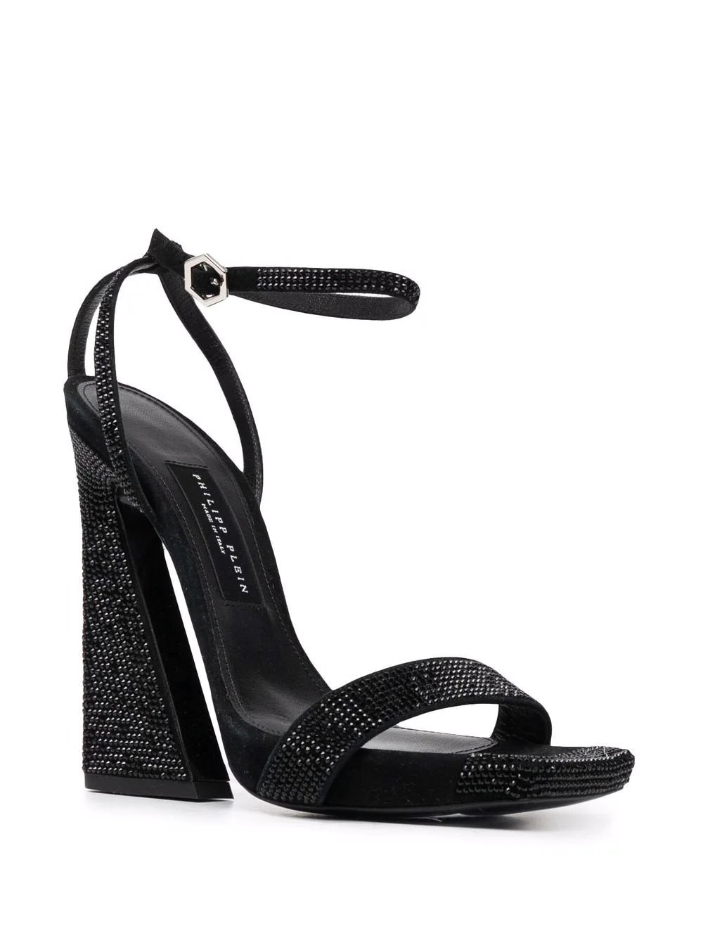 strass-embellished sandals - 2