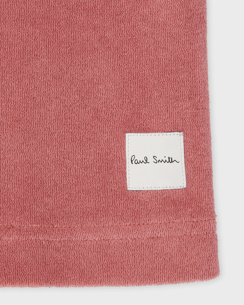 Paul Smith Women's Pink Towelling Short Sleeve Shirt outlook