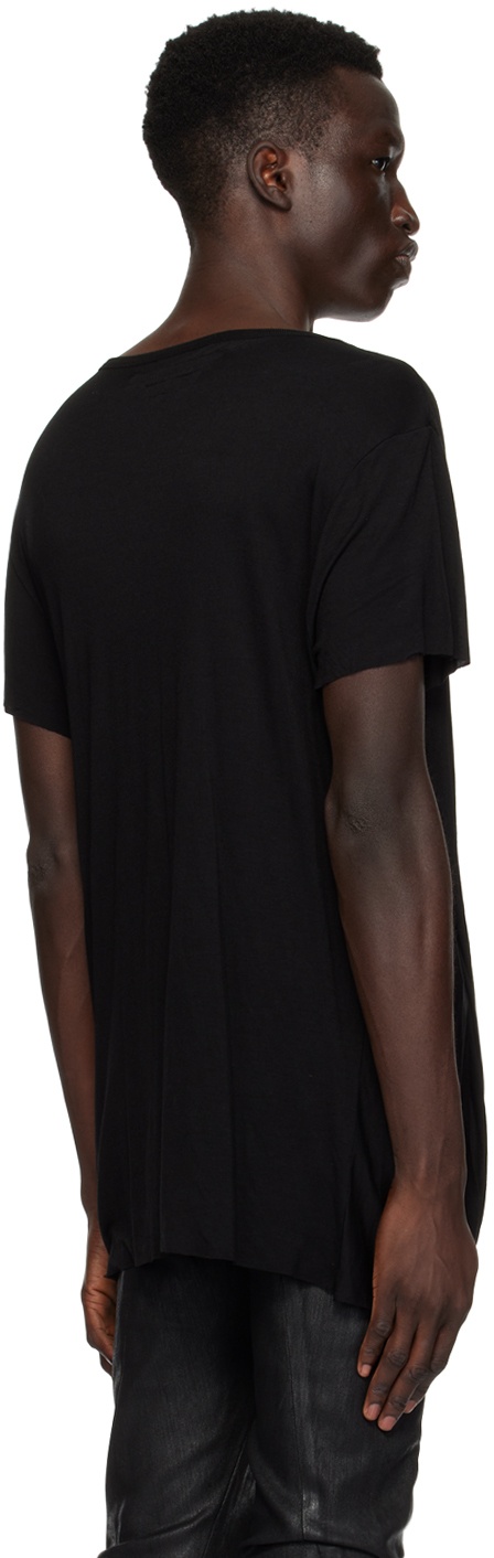 Julius Black Drape T-Shirt | REVERSIBLE