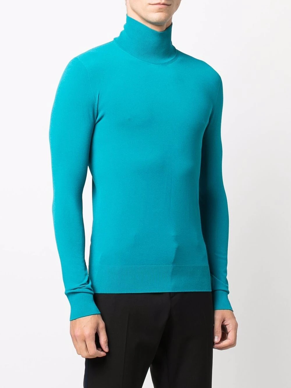 long-sleeve high neck sweater - 3