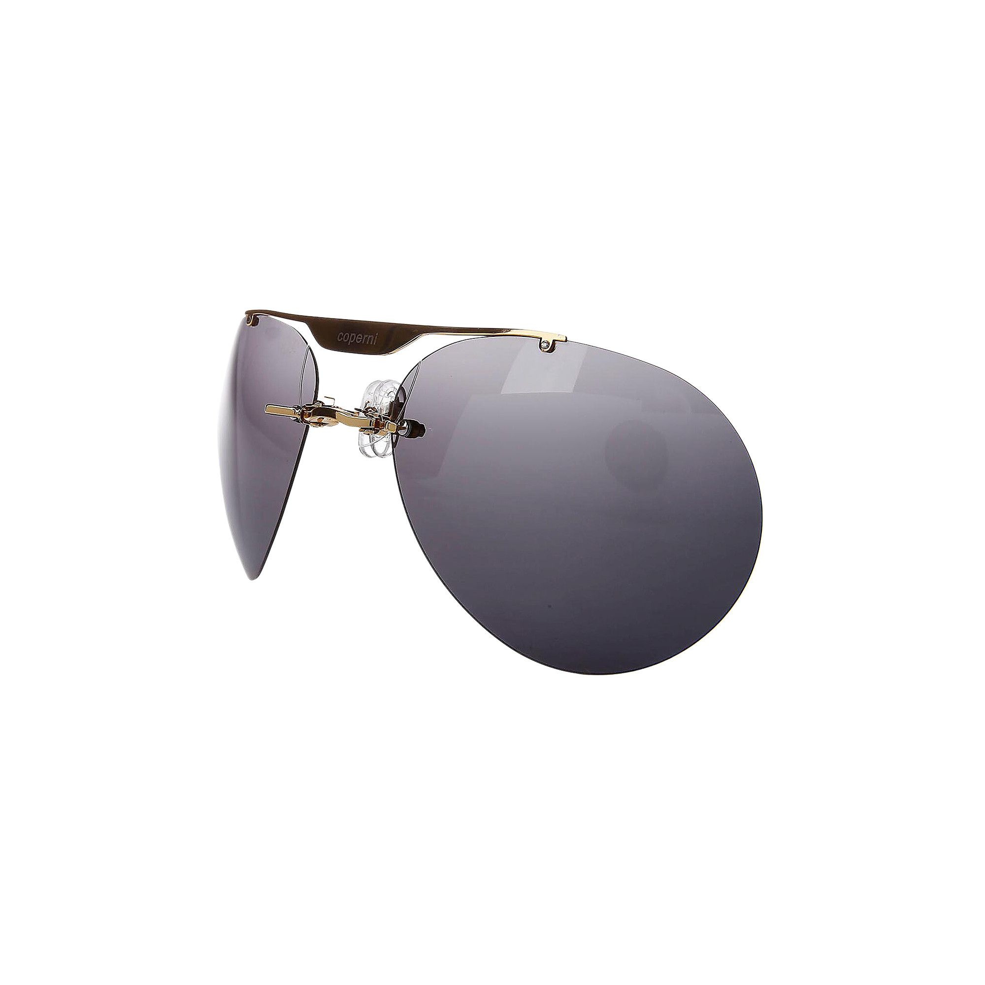 Coperni Clip On Aviator Sunglasses 'Black' - 2