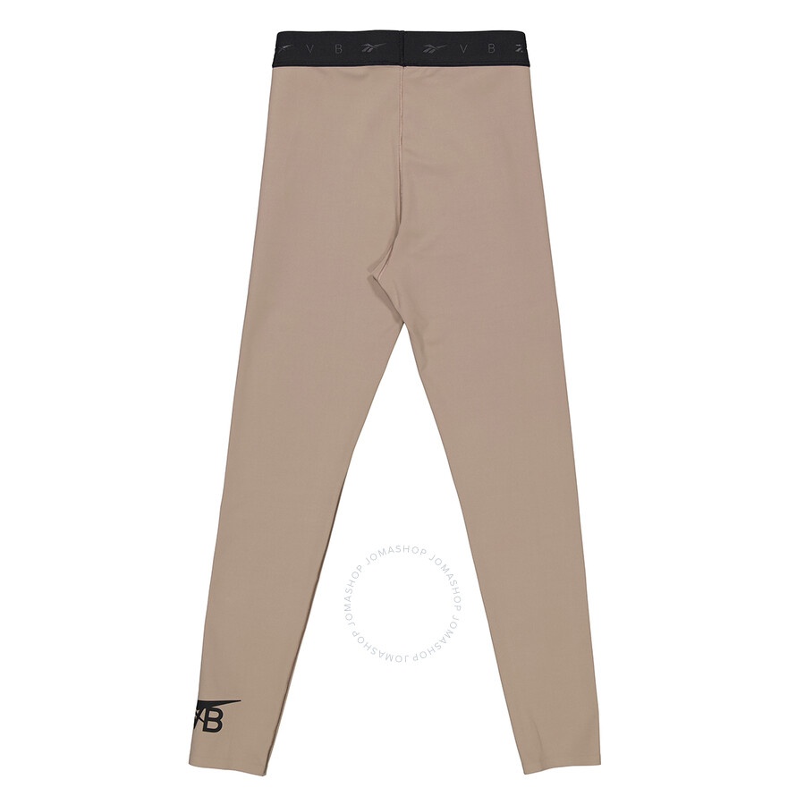 Reebok X Victoria Beckham Stone Grey Logo Leggings - 5