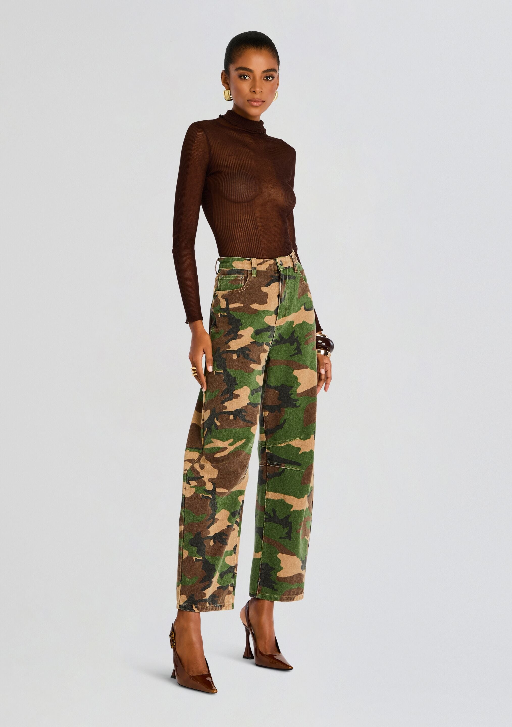 MARBEL MID RISE BARREL JEAN - 3