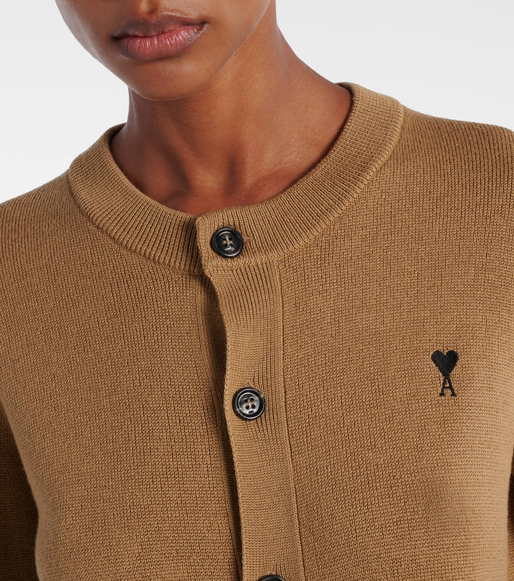 Ami De Cœur virgin wool cardigan - 4