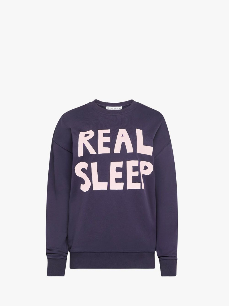 REAL SLEEP PRINTED SWEATSHIRT 1