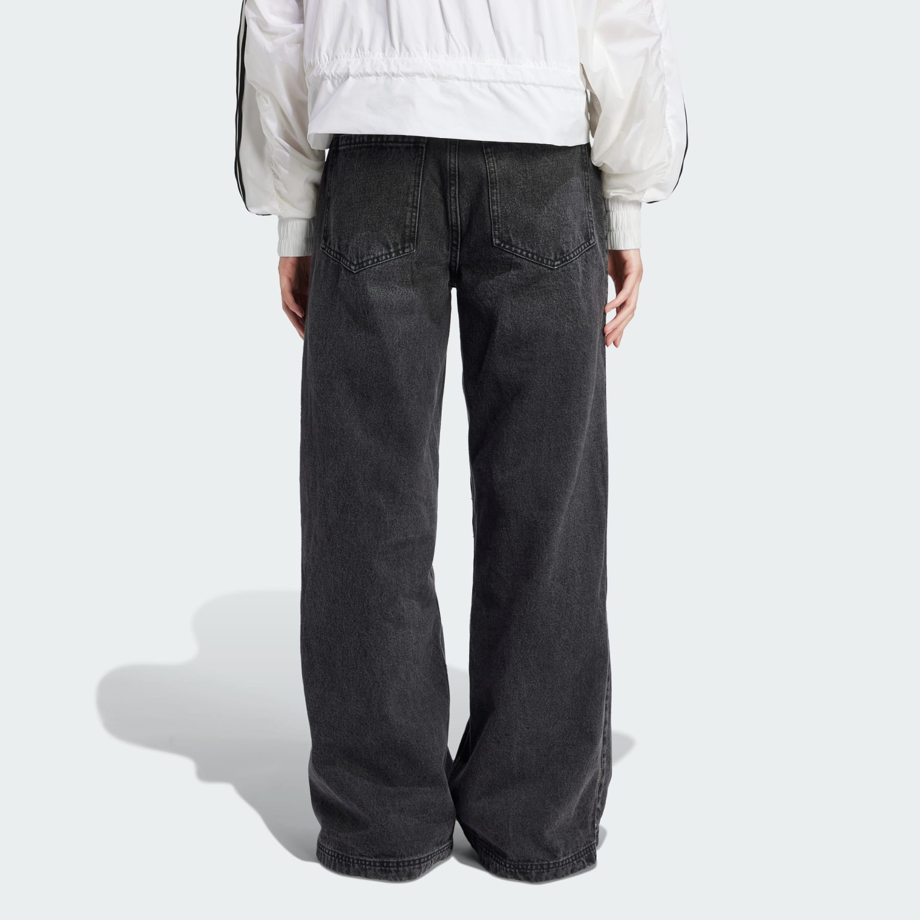 adidas Adilenium Season 3 Zip Washed Denim Pants | REVERSIBLE