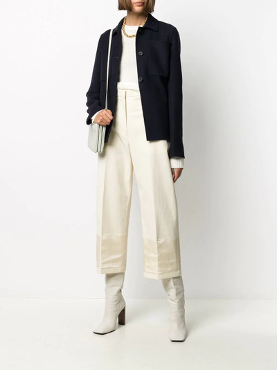 Jil Sander straight-leg cropped tailored trousers outlook