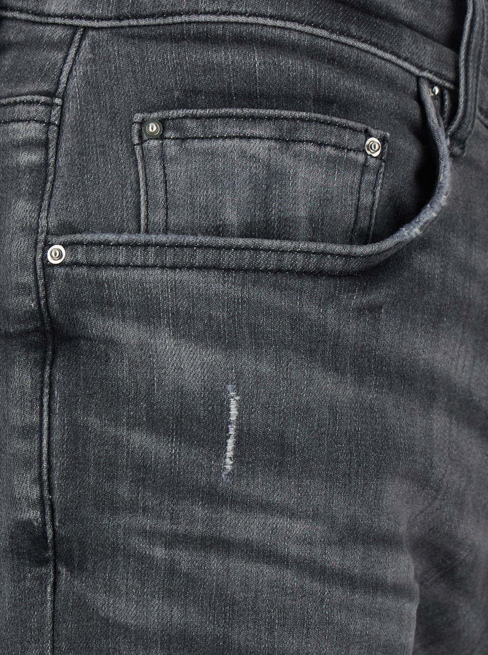 Amiri Men Grey Jeans With Tear Design And Belt Loops In Cotton Man - 3