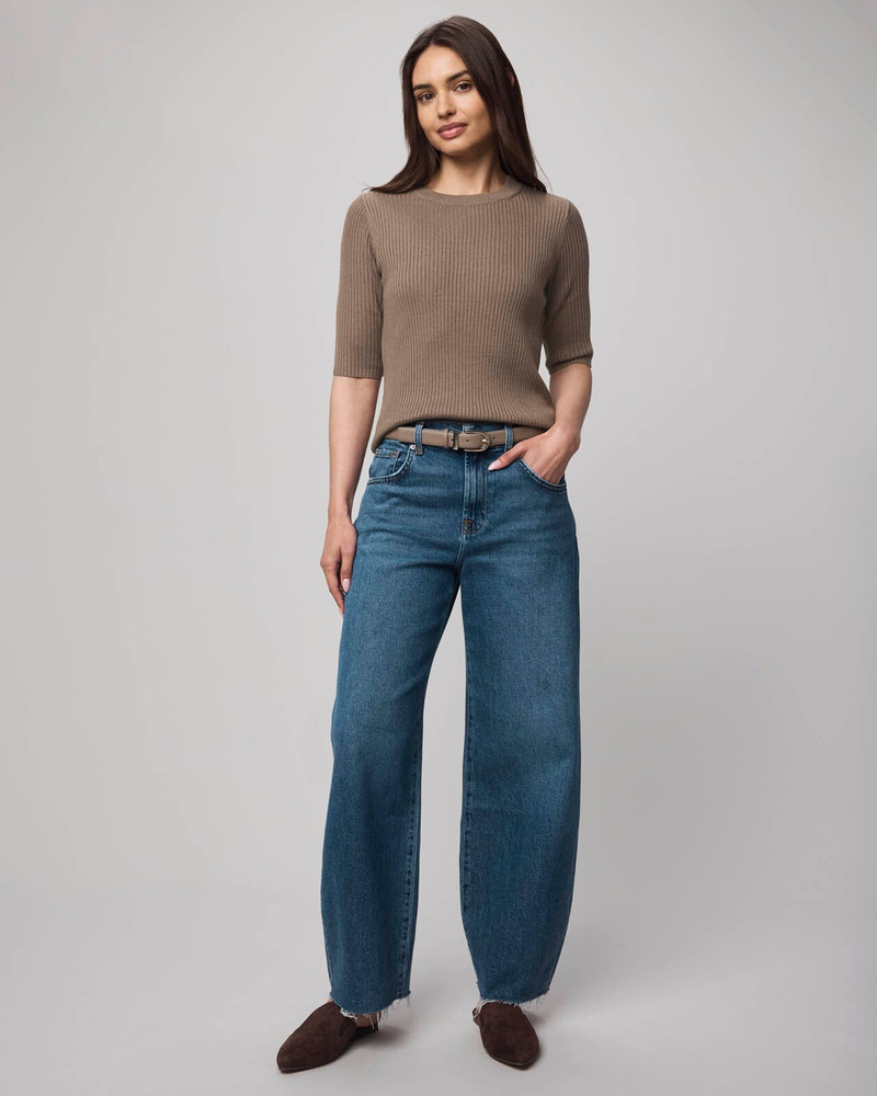 Splendid Georgie Cashblend Elbow Sleeve Sweater outlook