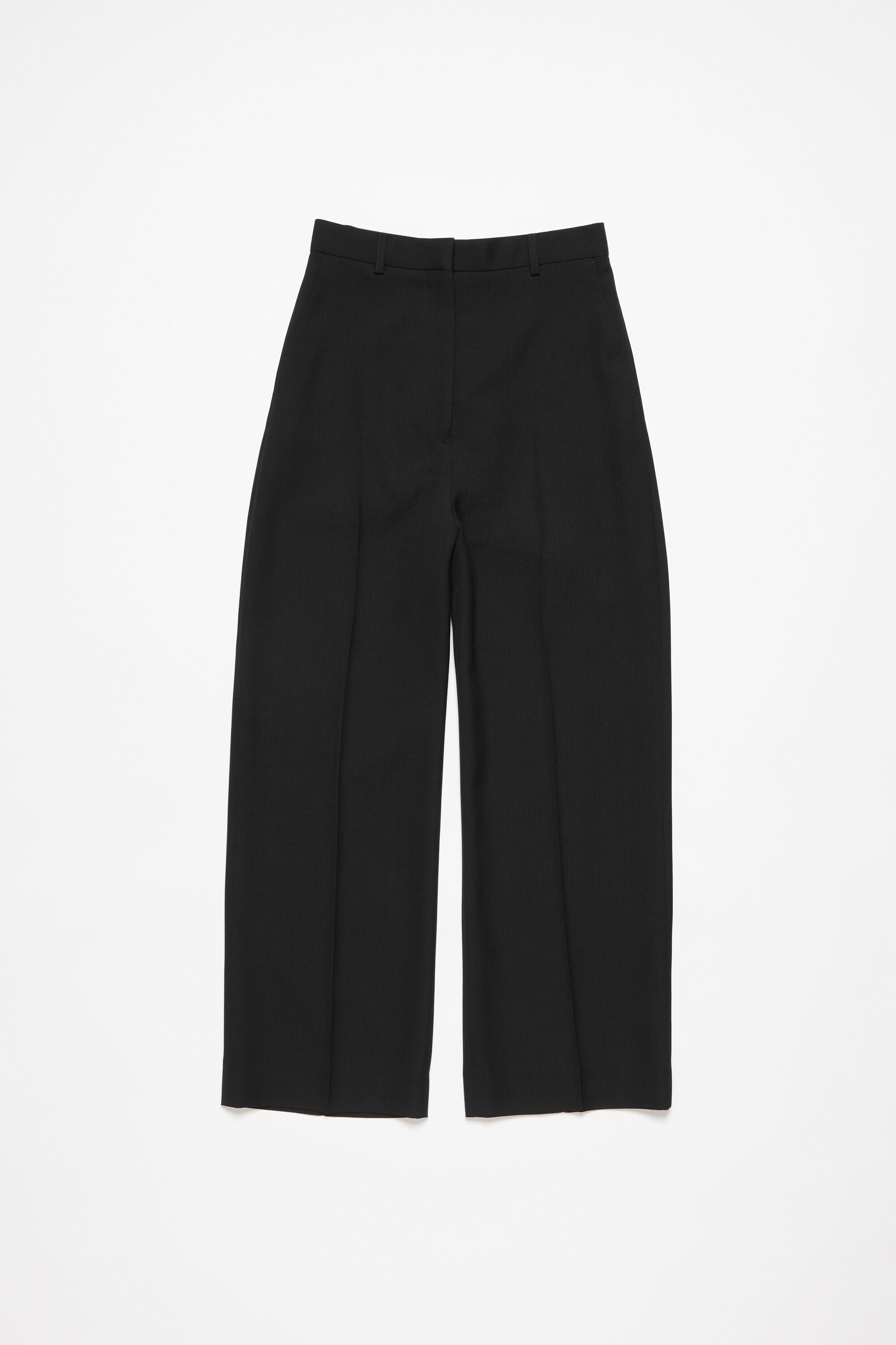 Relaxed tailored trousers - Black - 7