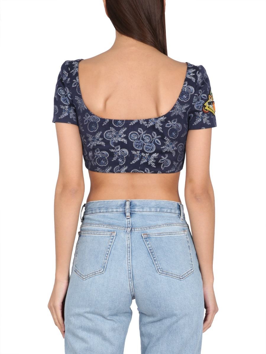 ETRO DENIM CROP TOP - 3