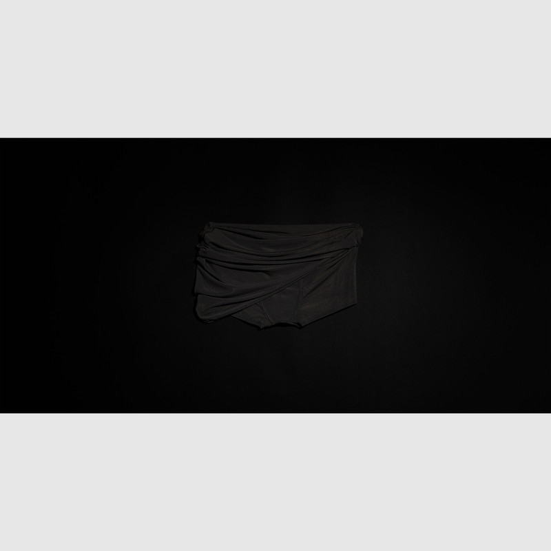 GUCCI Crêpe jersey draped shorts outlook