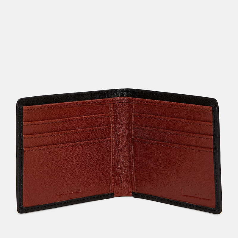 Timberland Men's Matte Grain Leather Billfold Wallet outlook
