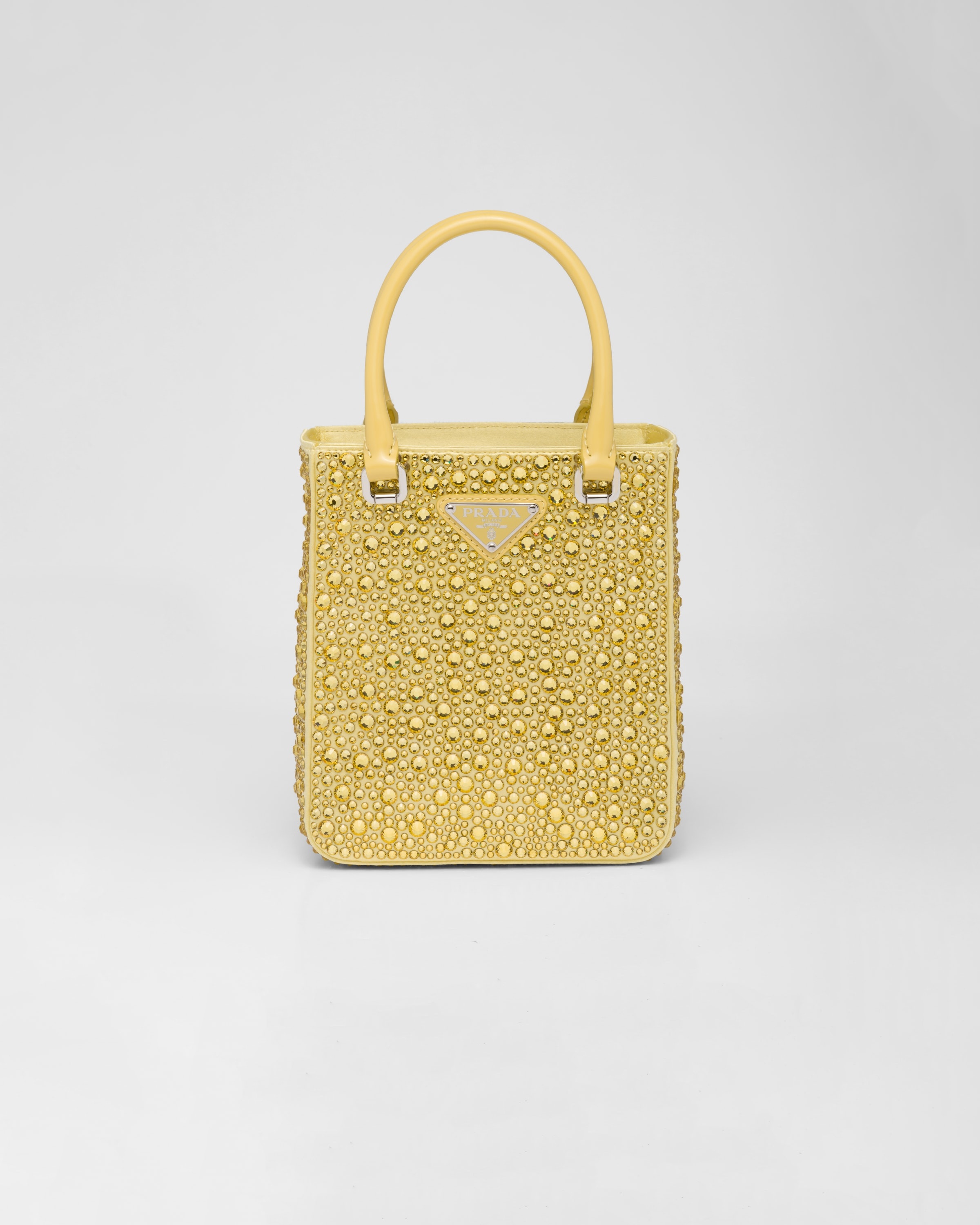 Prada Mini Galleria crystal-embellished Tote Bag - Farfetch