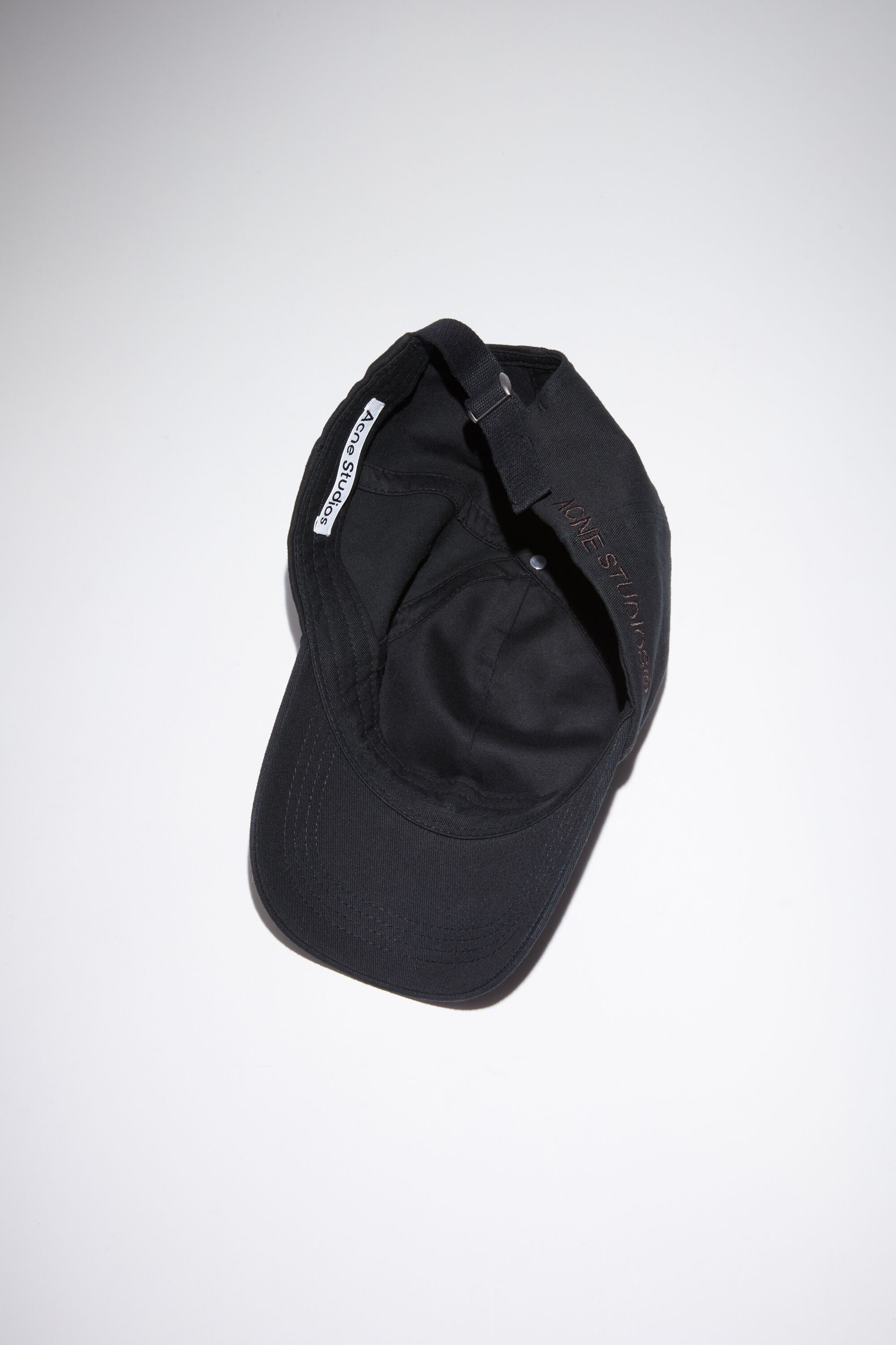 Cotton twill cap - Black - 4