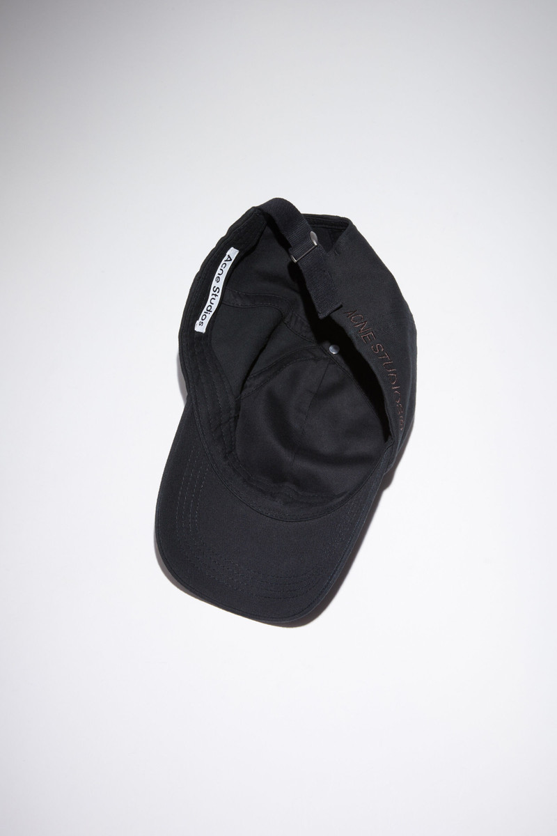 Cotton twill cap - Black 4