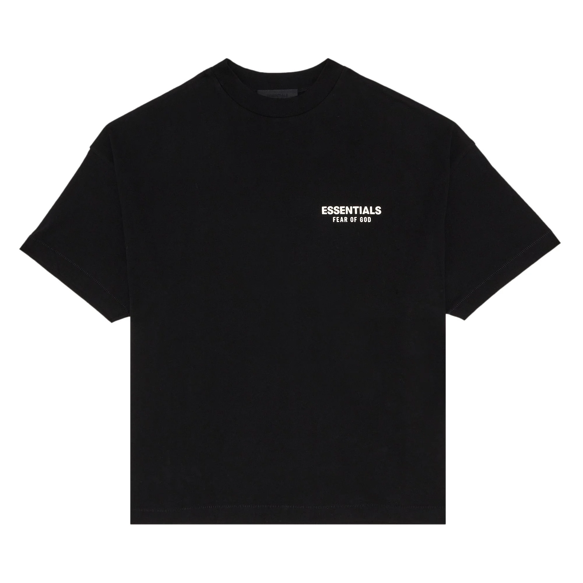 Fear of God Essentials Jersey Crewneck Tee 'Black' - 1