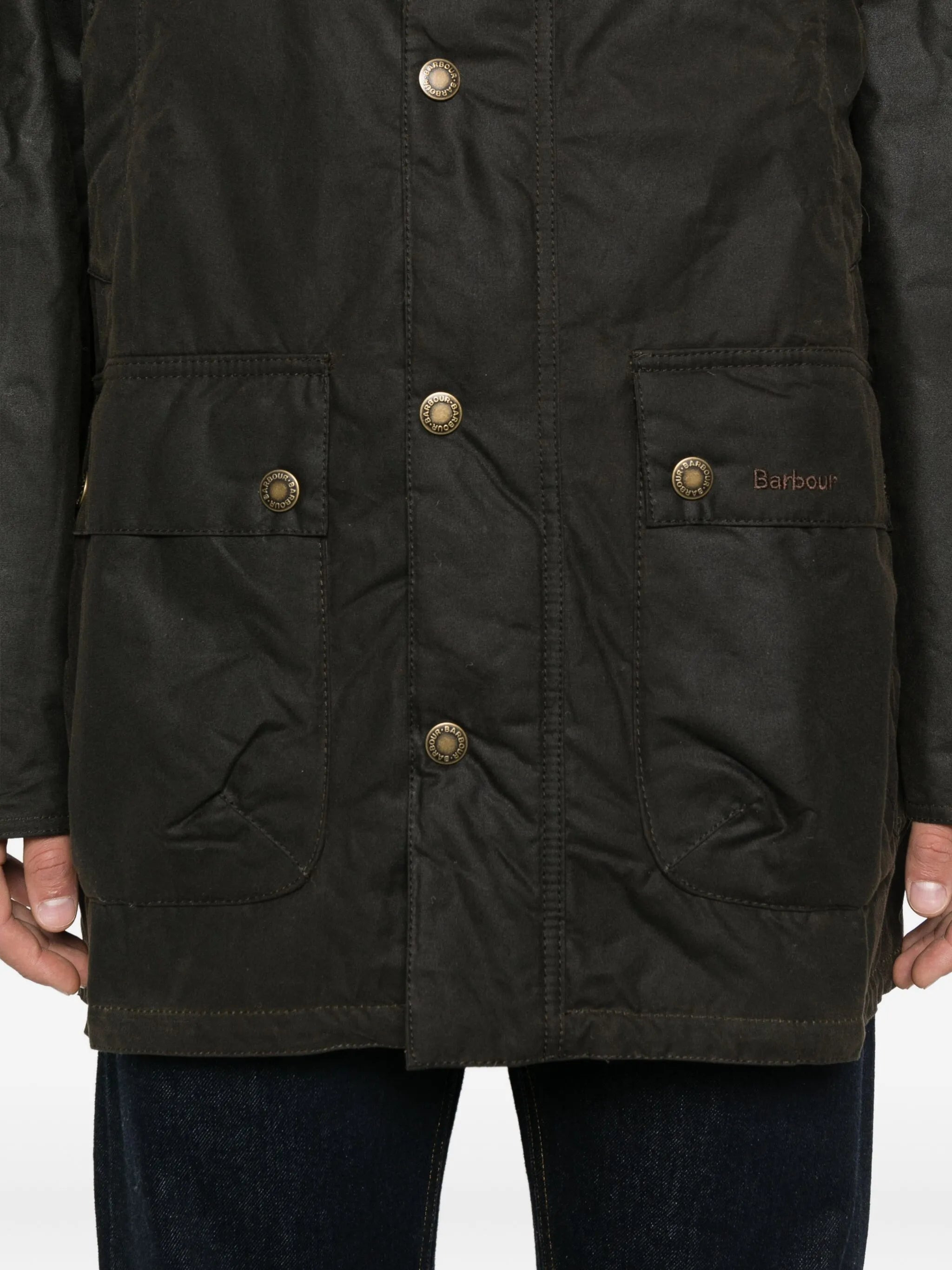 Barbour Hooded Snap-fit Coat - 5