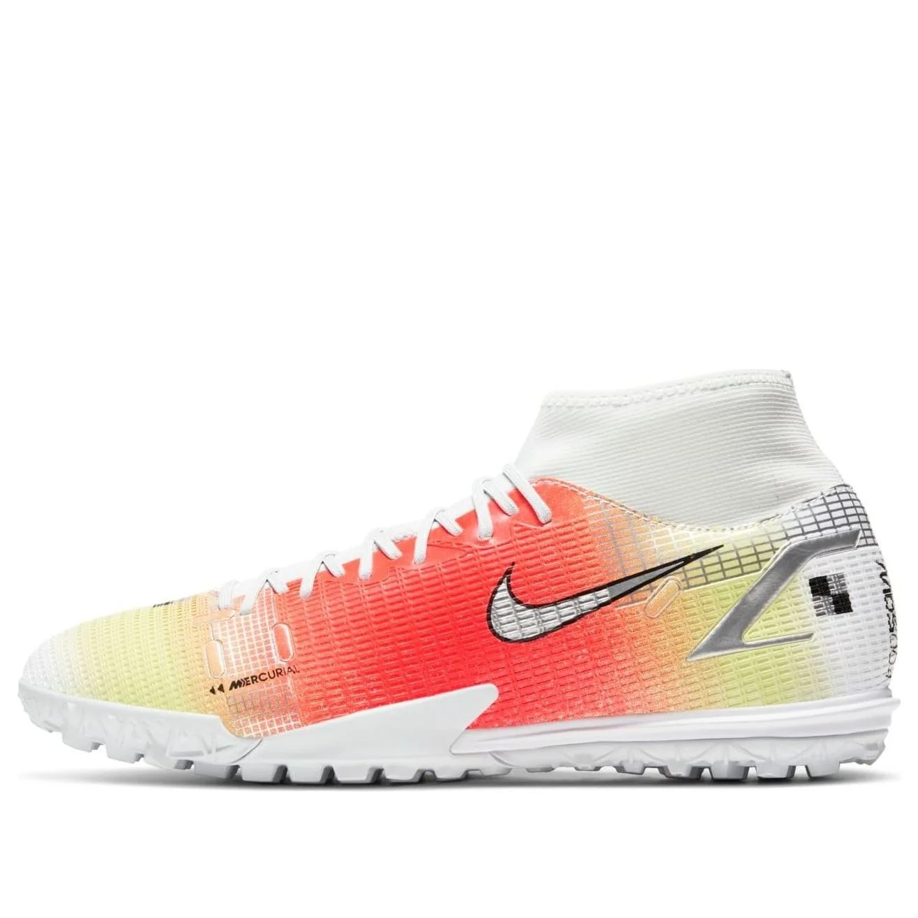 Nike Mercurial Superfly 8 Academy MDS TF Turf 'Orange Yellow Silver' CV0952-118 - 1