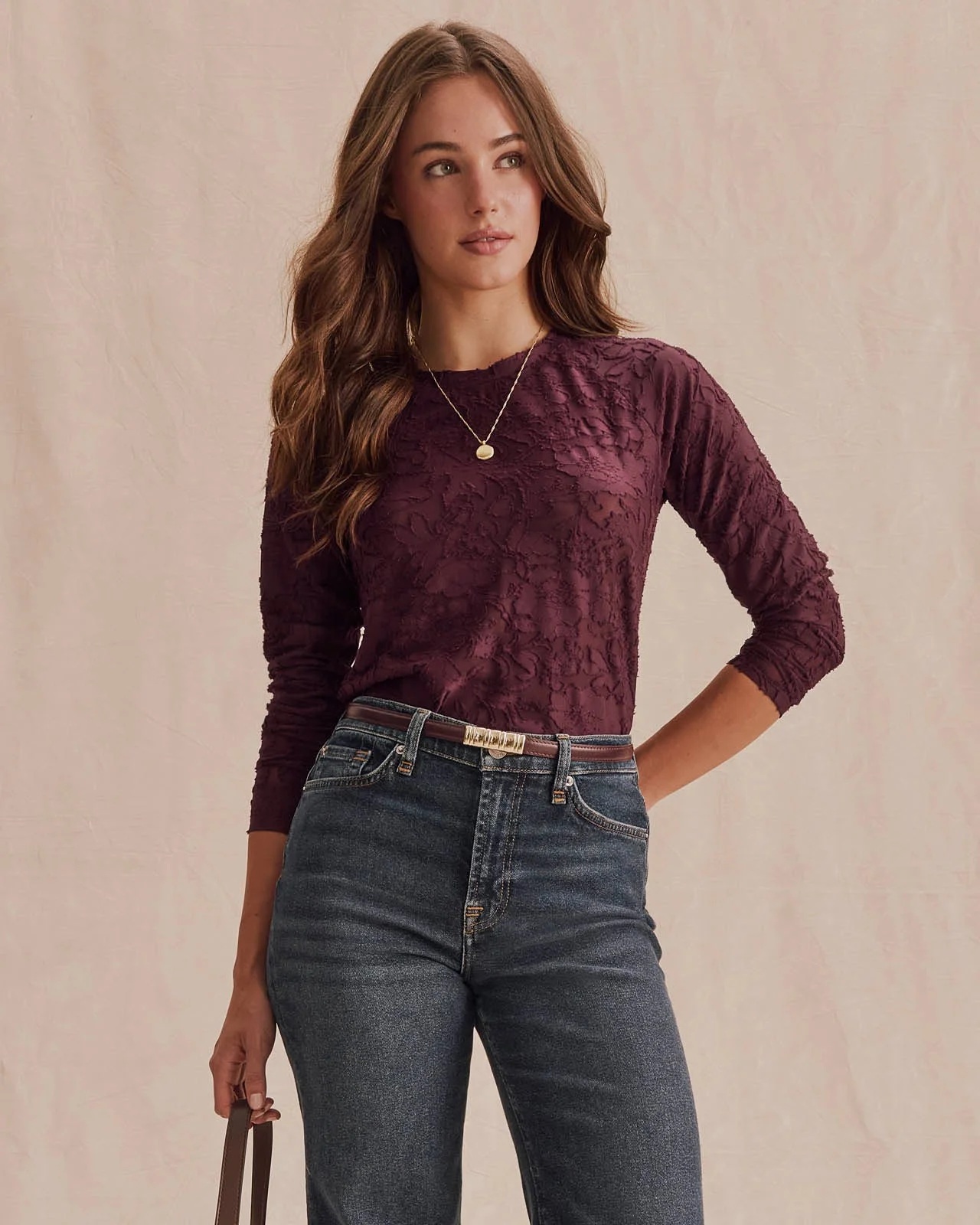 Cecelia Floral Long Sleeve Tee - 1
